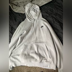 White Nike sweatshirt